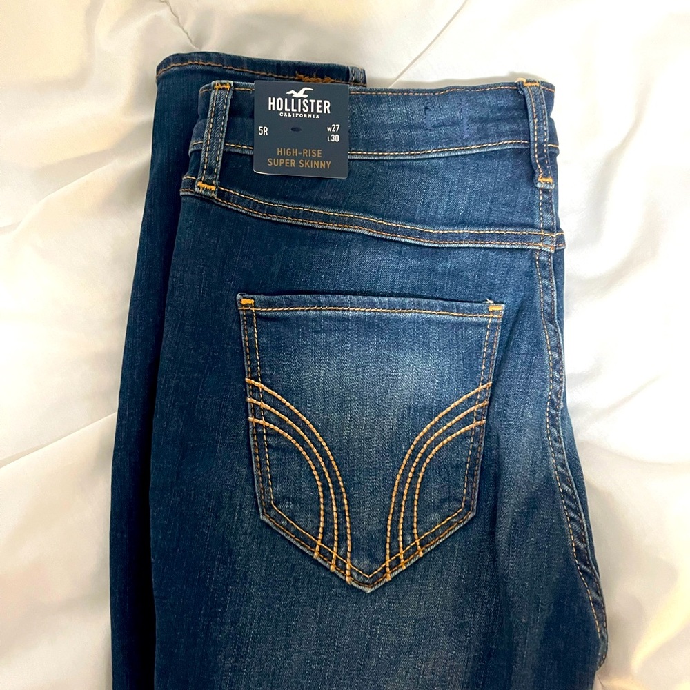 Hollister high rise super skinny jeans